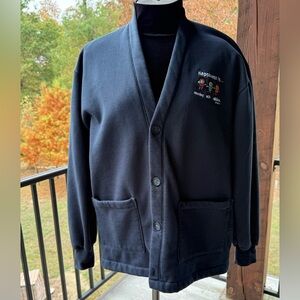 Teacher’s Navy Blue Embroidered Jacket
